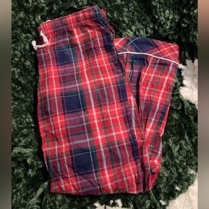 Small Vintage Victoria’s Secret plaid Christmas pajama pants